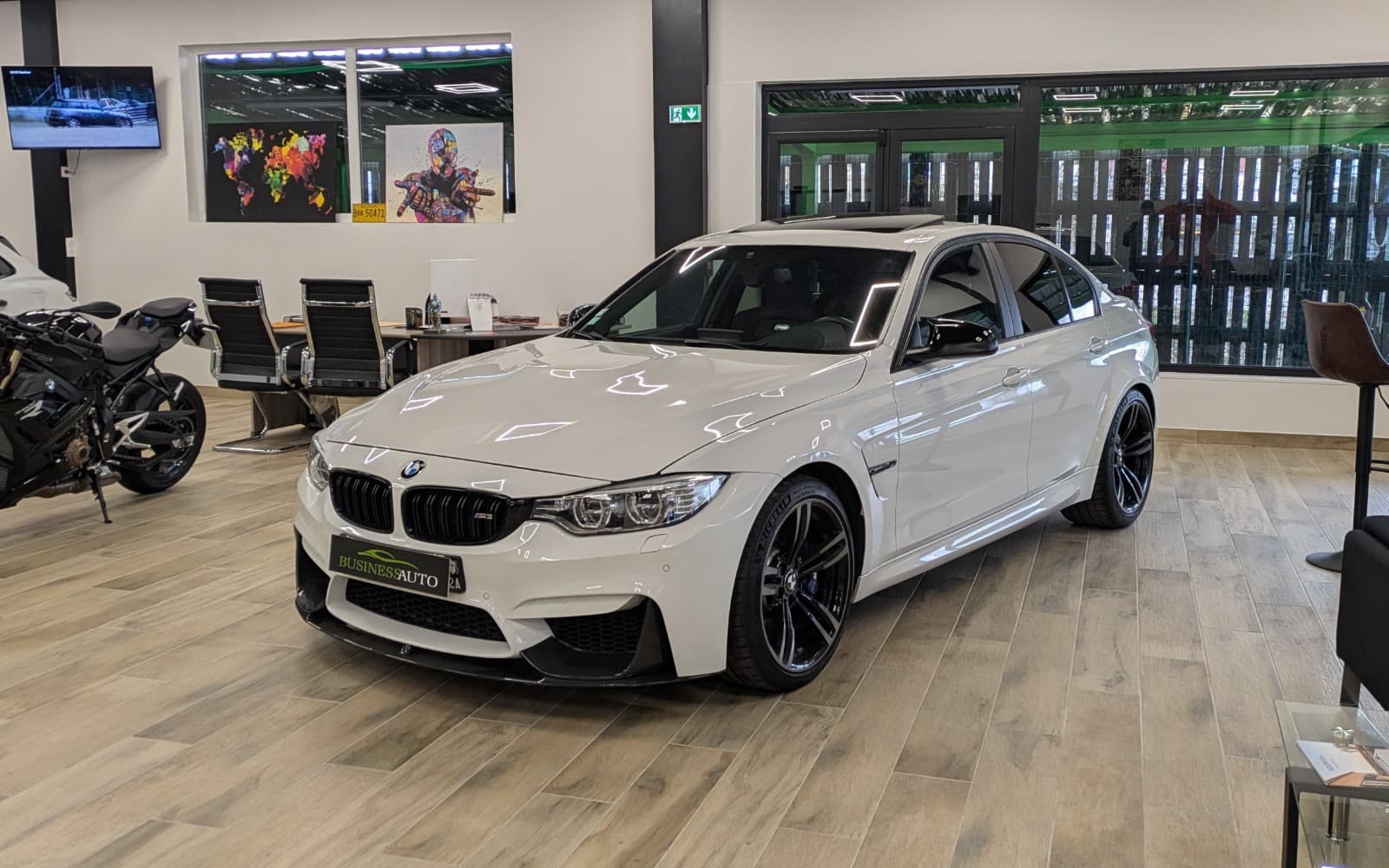 BMW M3 F80 3.0 431 cv / Carbone / GPS / CarPlay / Toit Ouvrant / Affichage Tête Haute