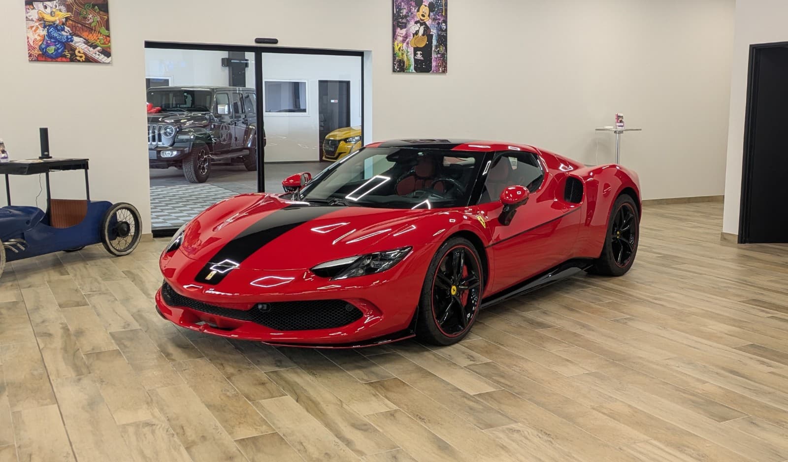 FERRARI 296 GTB V6 Turbo Hybride 830cv FRANCAISE 1ERE MAIN TVA Récuperable